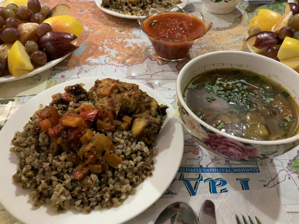 dinner in khorog