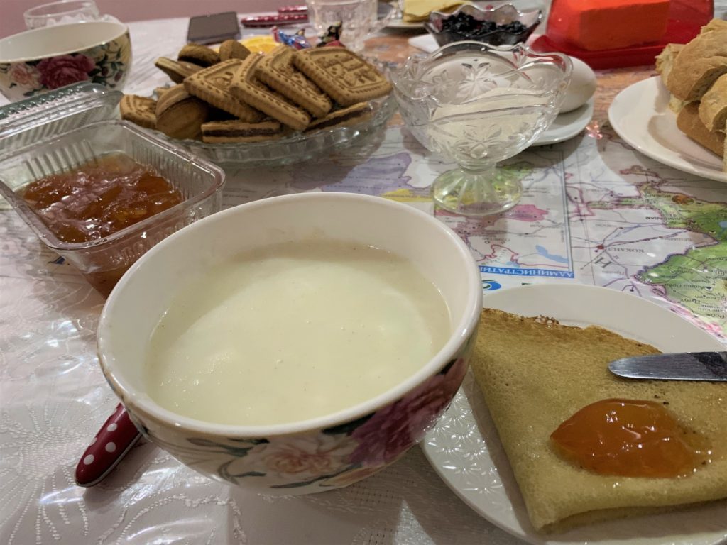 breakfast in khorog